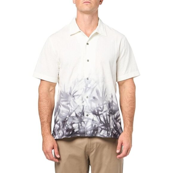 John Varvatos Men's Danny Shirt, White Multi Size: XL NWT - Picture 1 of 3
